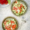 KOMKOMMER EN TOMATEN SALADE - KAVIAAR EN SALADES levering in Brussel en België