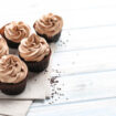 Chocolat cupcake - NAGERECHTEN levering in Brussel en België
